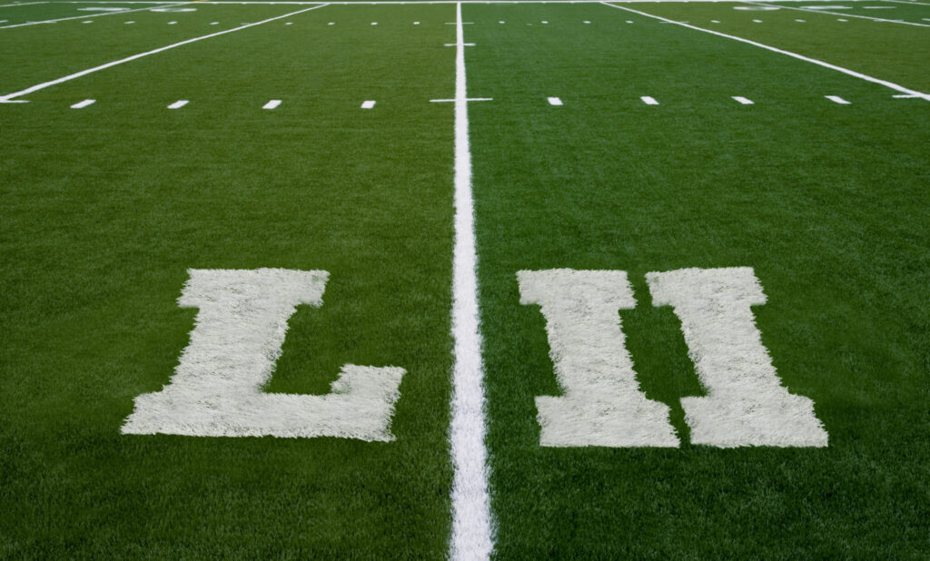 Super Bowl 52 football field