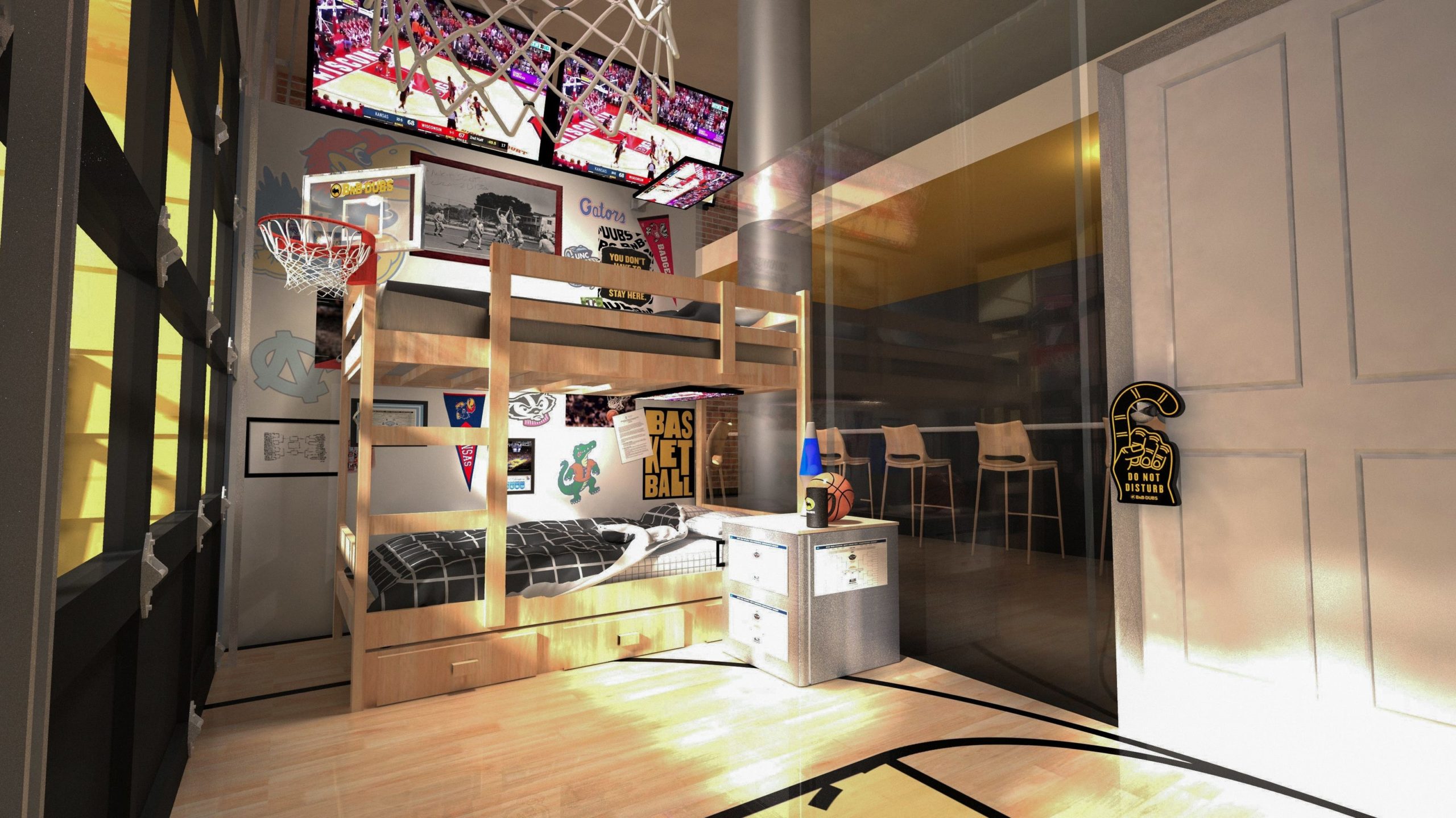 You could live inside a Buffalo Wild Wings for March Madness