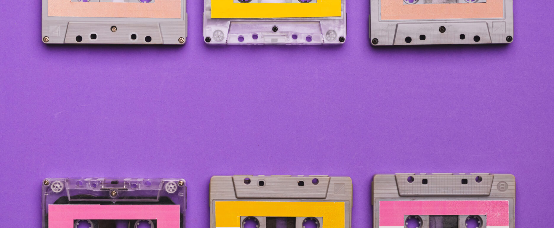 Image of cassette tapes to represent analog technology