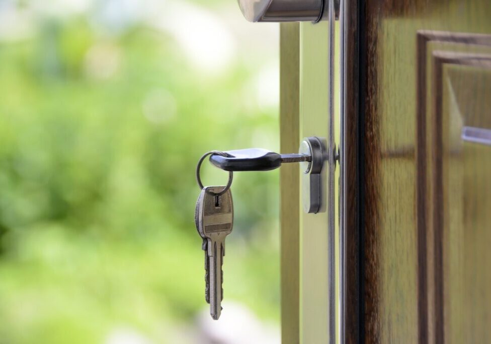Key In Front Door